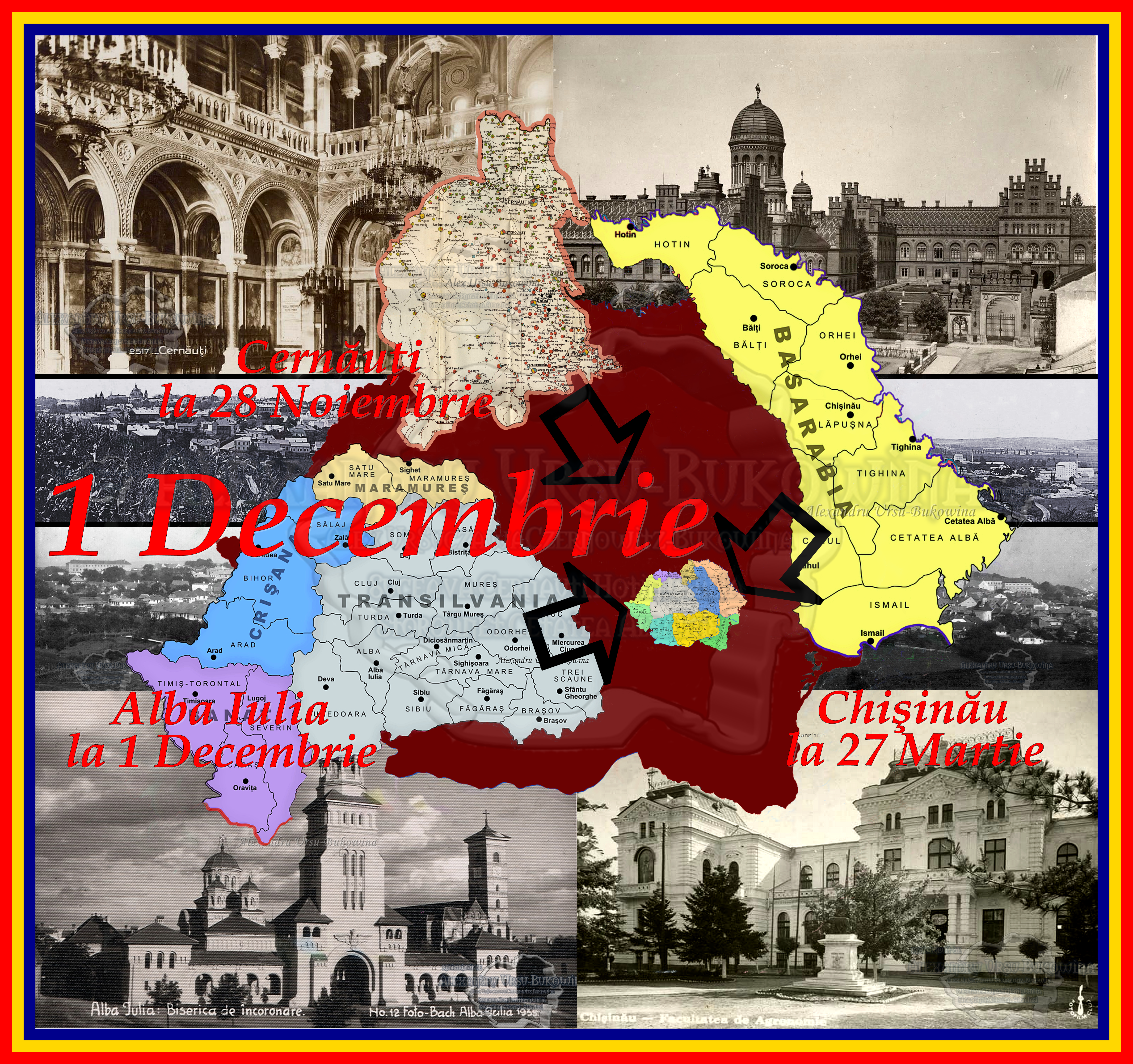 1 Decembrie Ziua Romaniei Mari Romania In Imagini De Ieri Si Azi